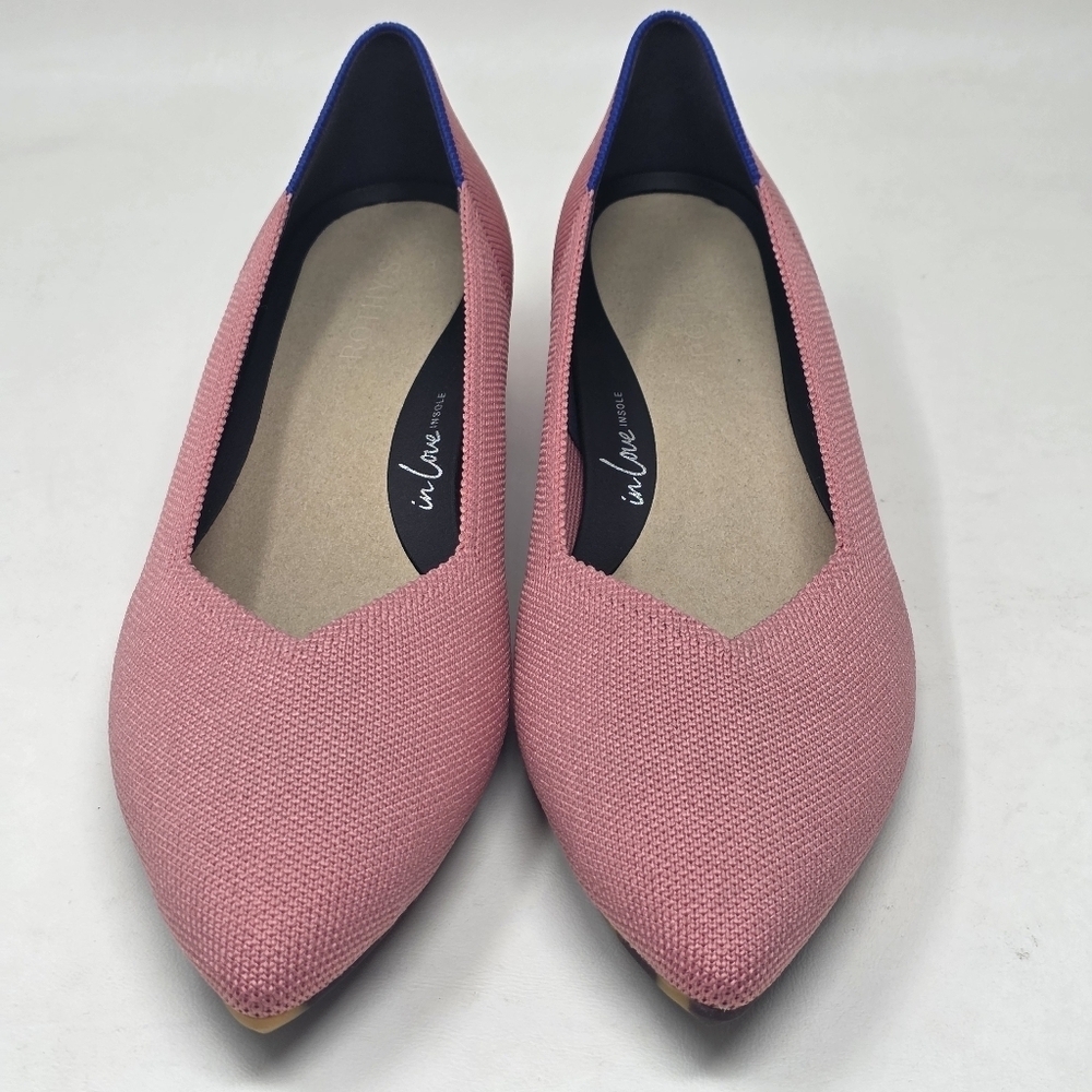 Rothy's The High Point Shoes Tulip Pink Washable Women’s Size 10 New - Picture 7 of 10